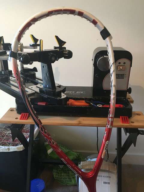 Tennis and Squash Racket Racquet Re Stringing Restringing Service Bristol South Sports Shop photo